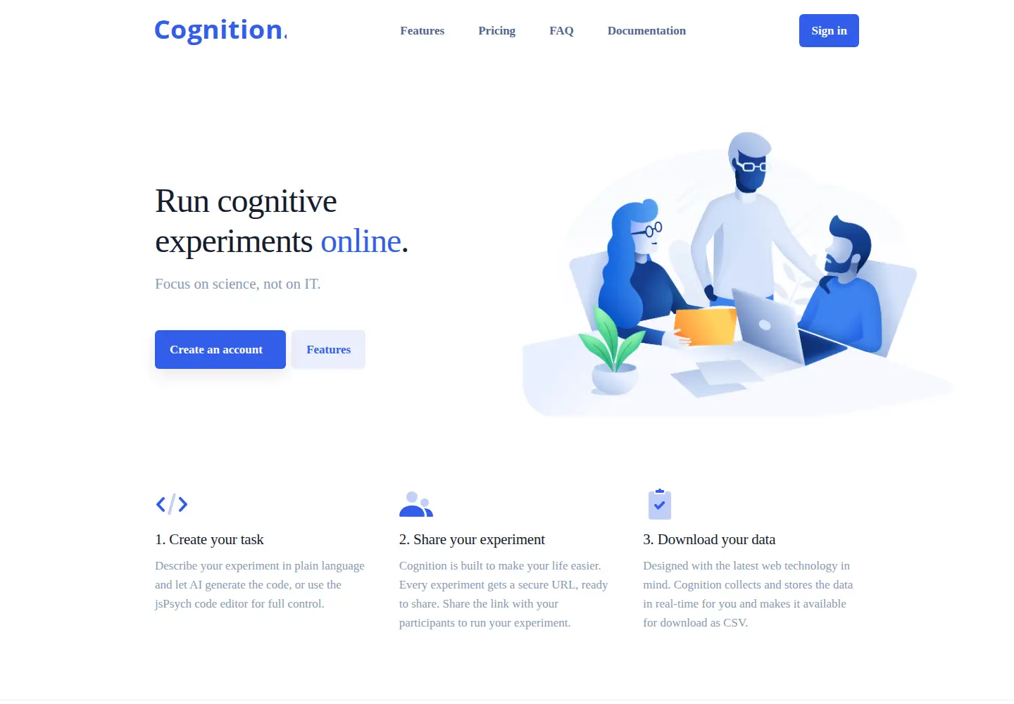 Screenshot of cognition.run