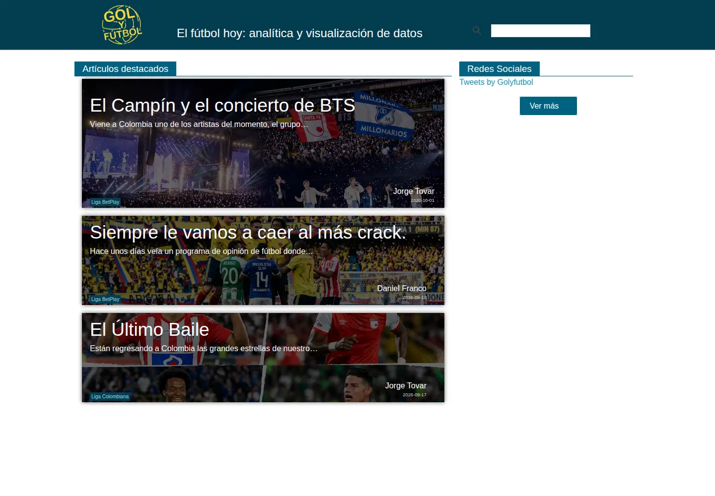 Captured homepage of golyfutbol.com in the current scan
