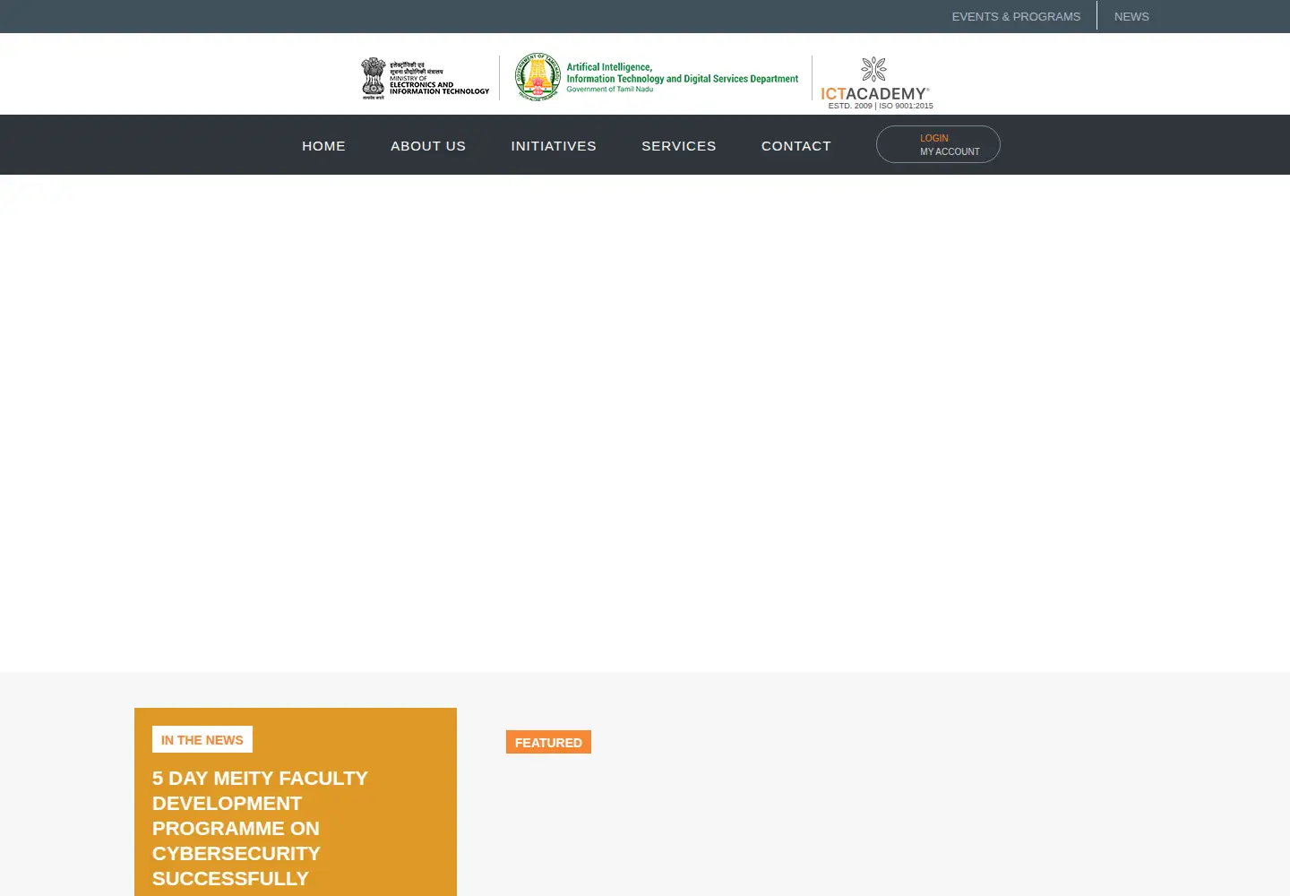 Screenshot of ictacademy.in