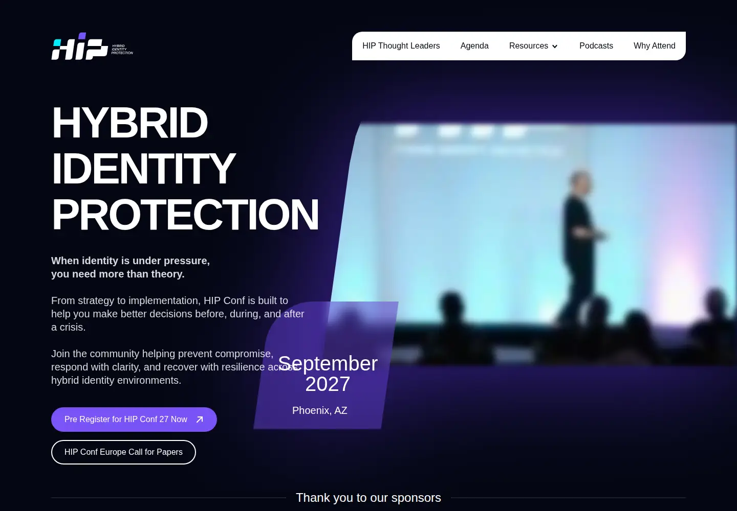 Screenshot of hipconf.com