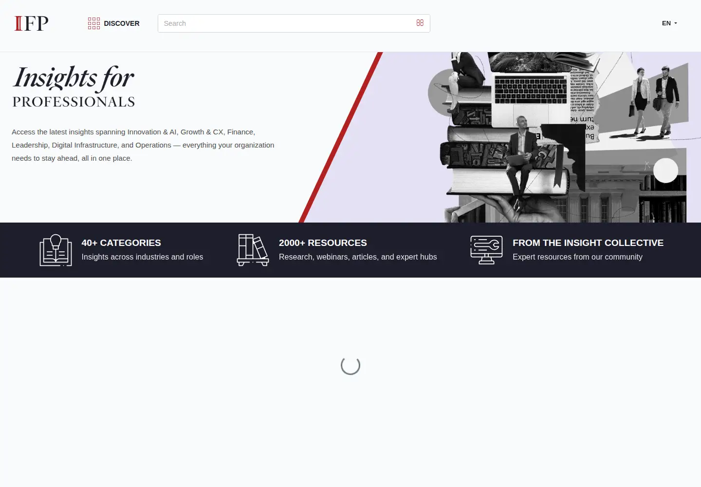 Screenshot of insightsforprofessionals.com