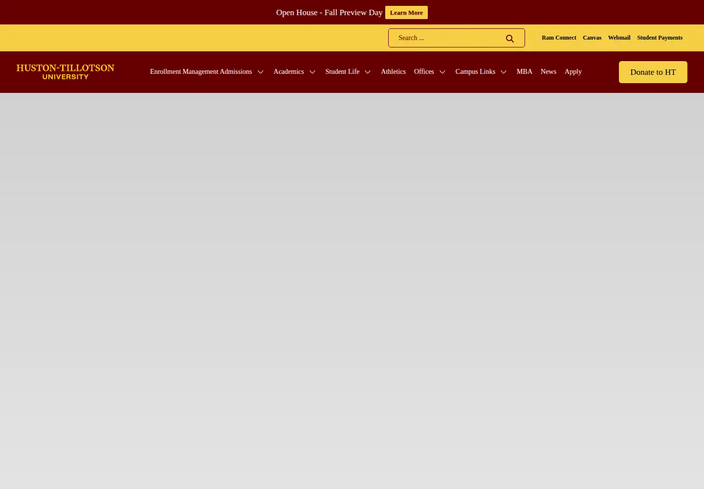 Screenshot of htu.edu