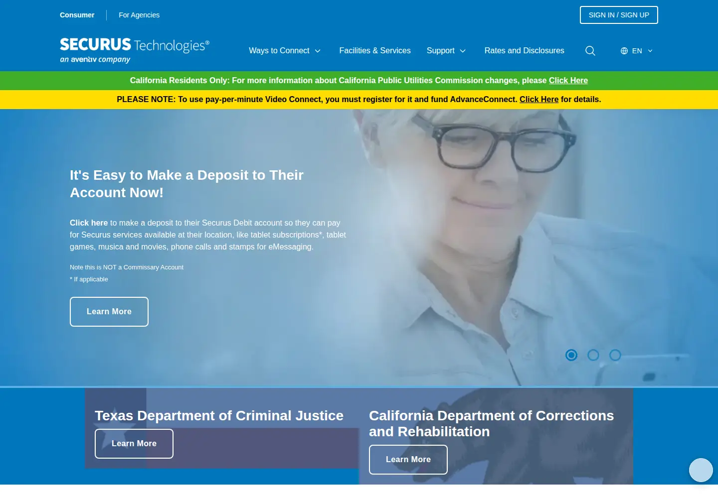 Screenshot of securustech.net