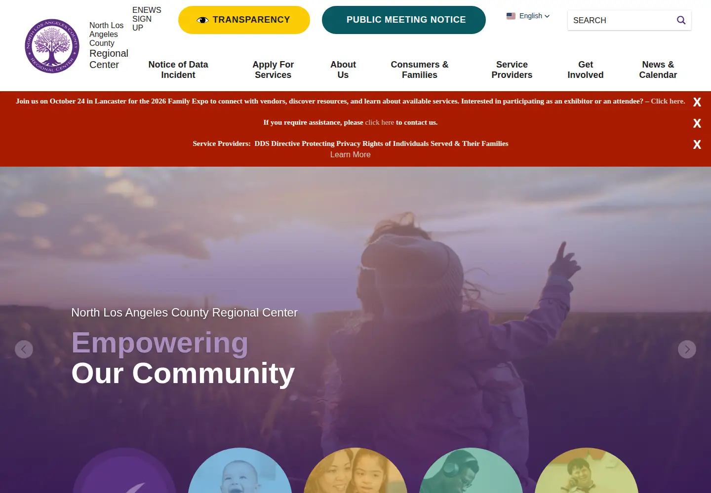 Screenshot of nlacrc.org