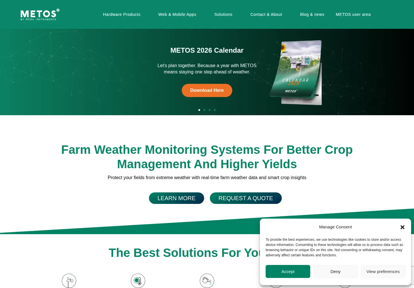 Screenshot of metos.at