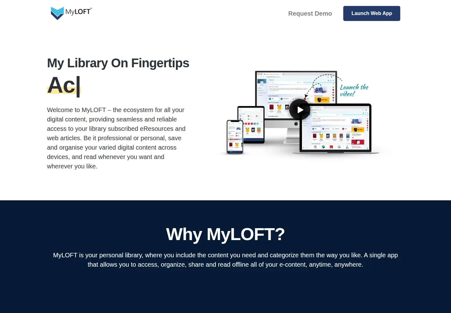Screenshot of myloft.xyz
