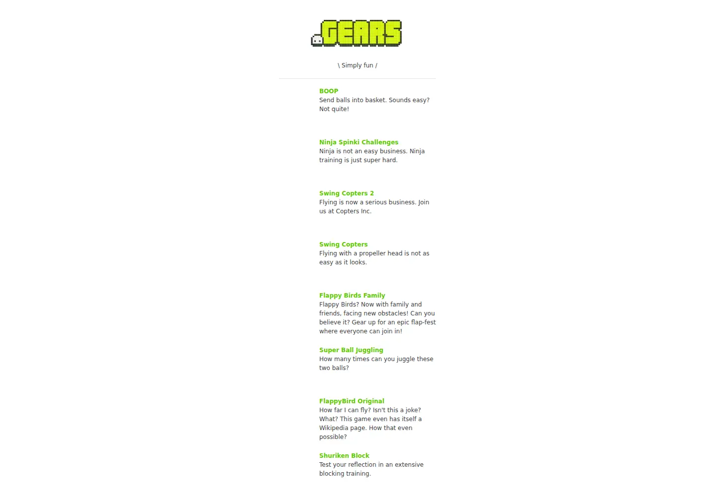 Screenshot of dotgears.com