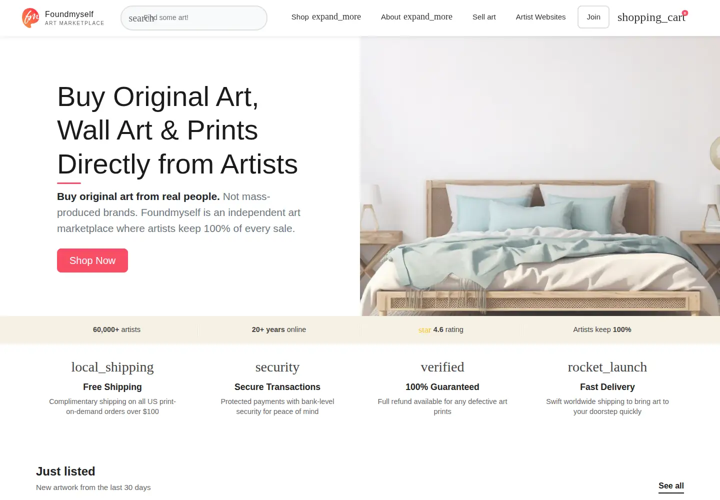 Screenshot of foundmyself.com