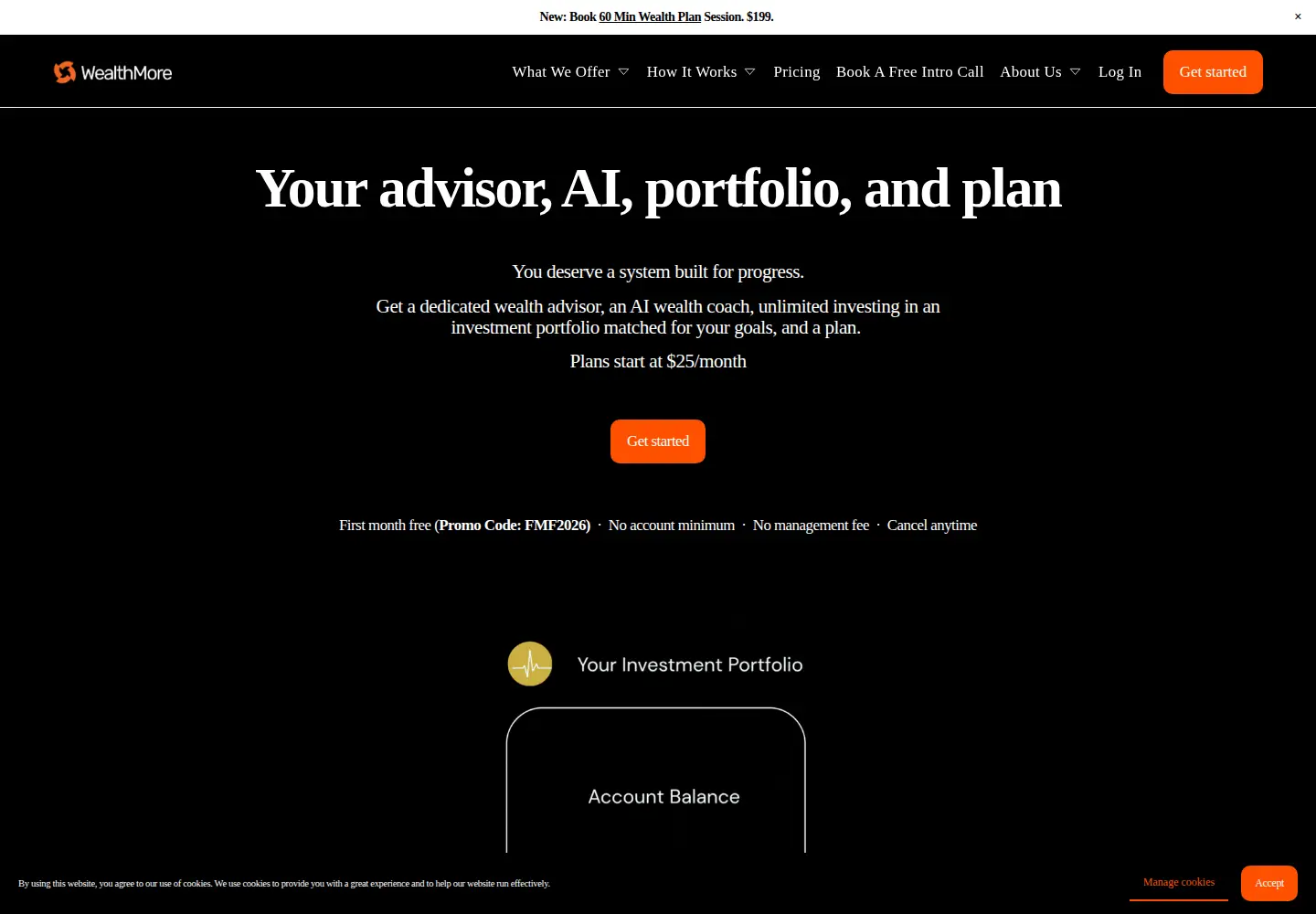 Screenshot of wealthmore.net