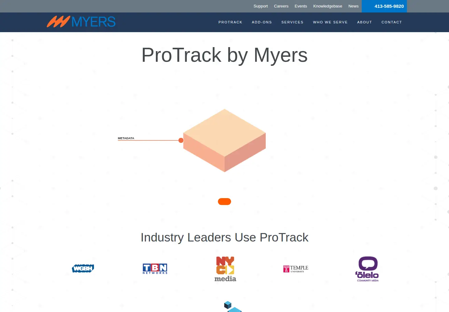 Screenshot of myersinfosys.com