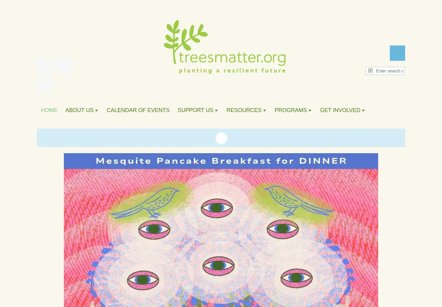 Screenshot of treesmatter.org