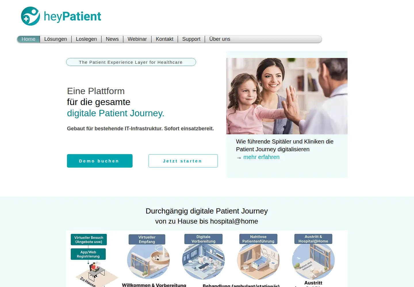 Screenshot of heypatient.com