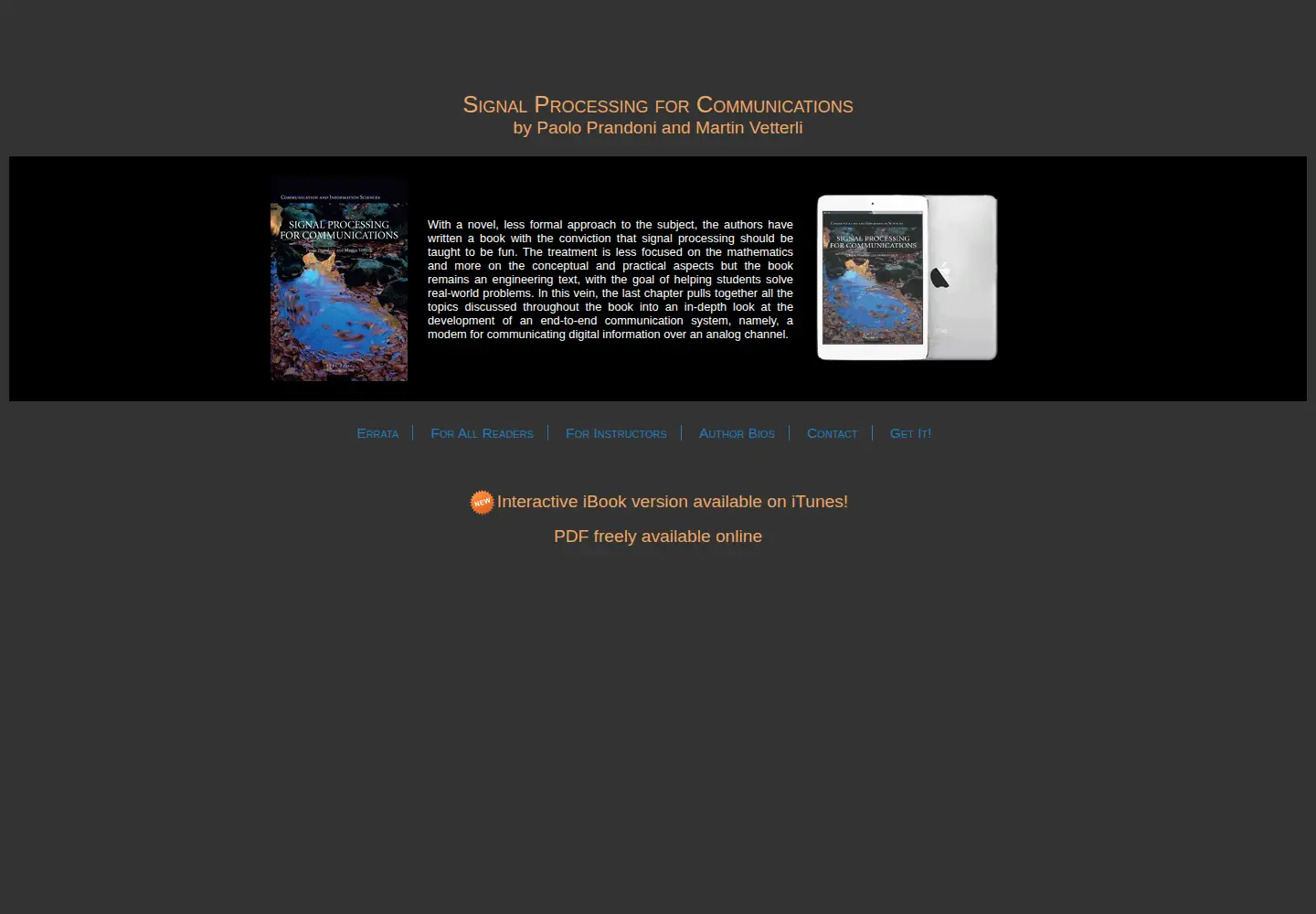 Captured homepage of sp4comm.org in the current scan