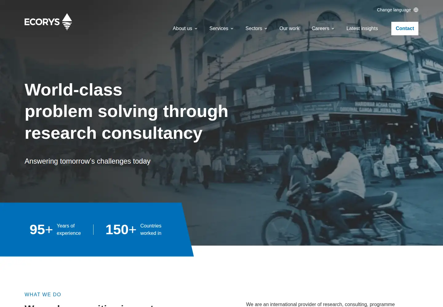 Screenshot of ecorys.com