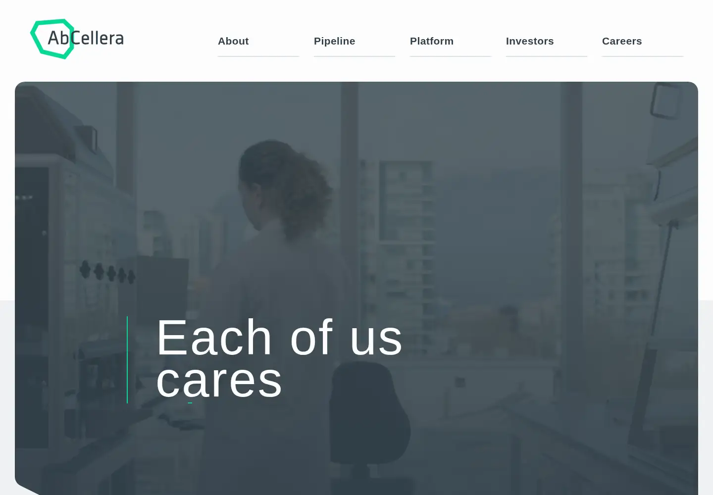 Screenshot of abcellera.com
