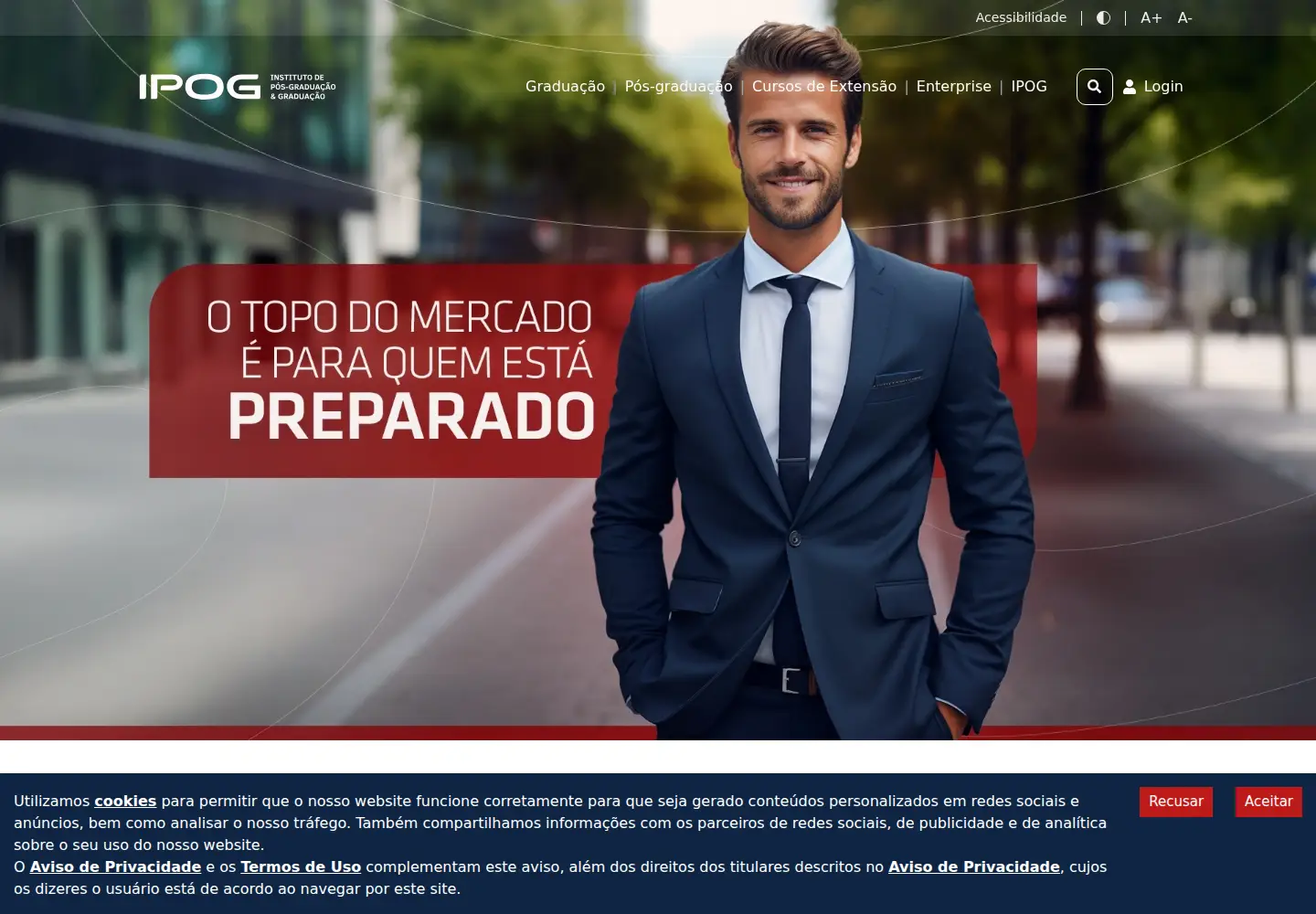 Screenshot of ipog.edu.br