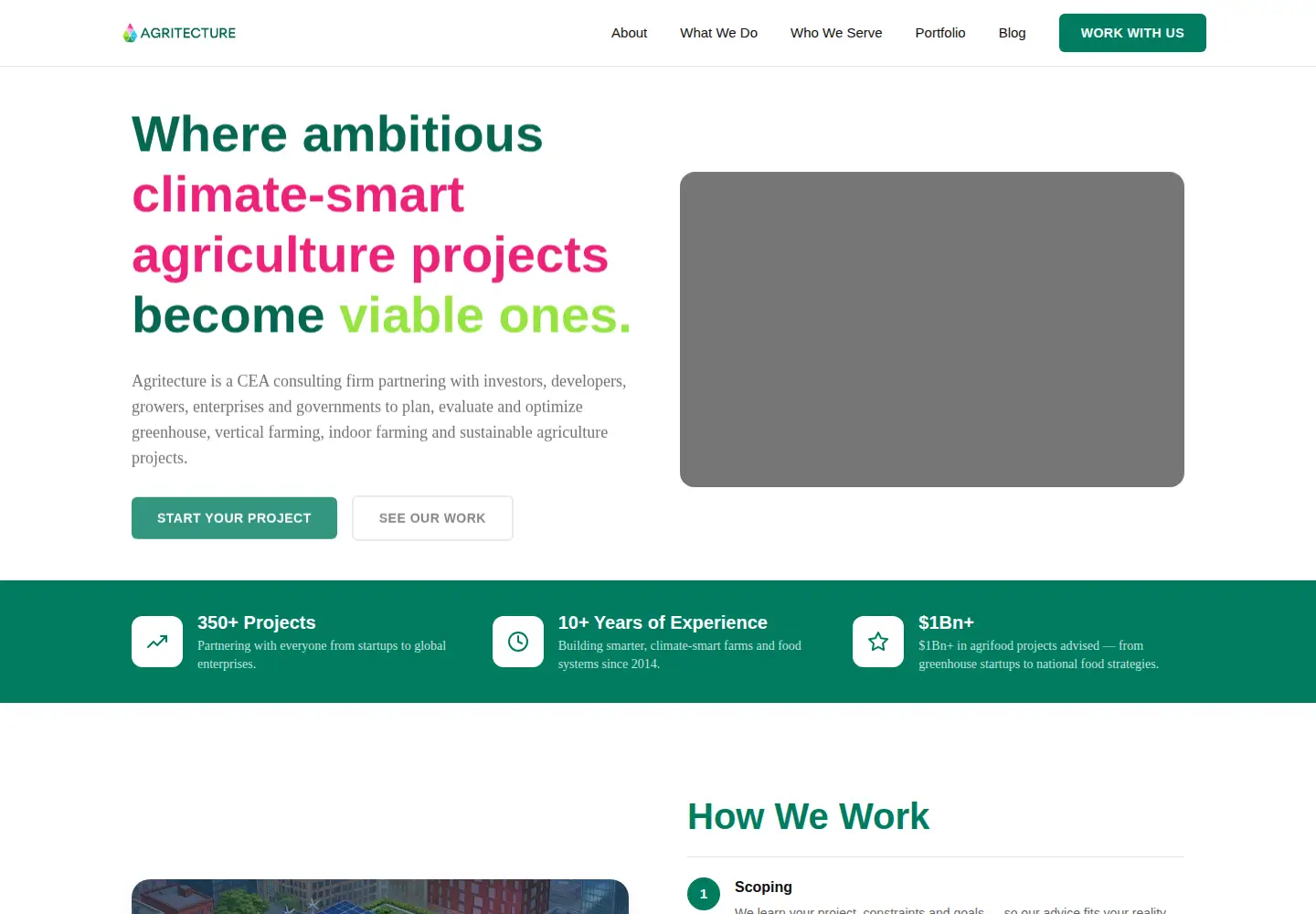 Screenshot of agritecture.com