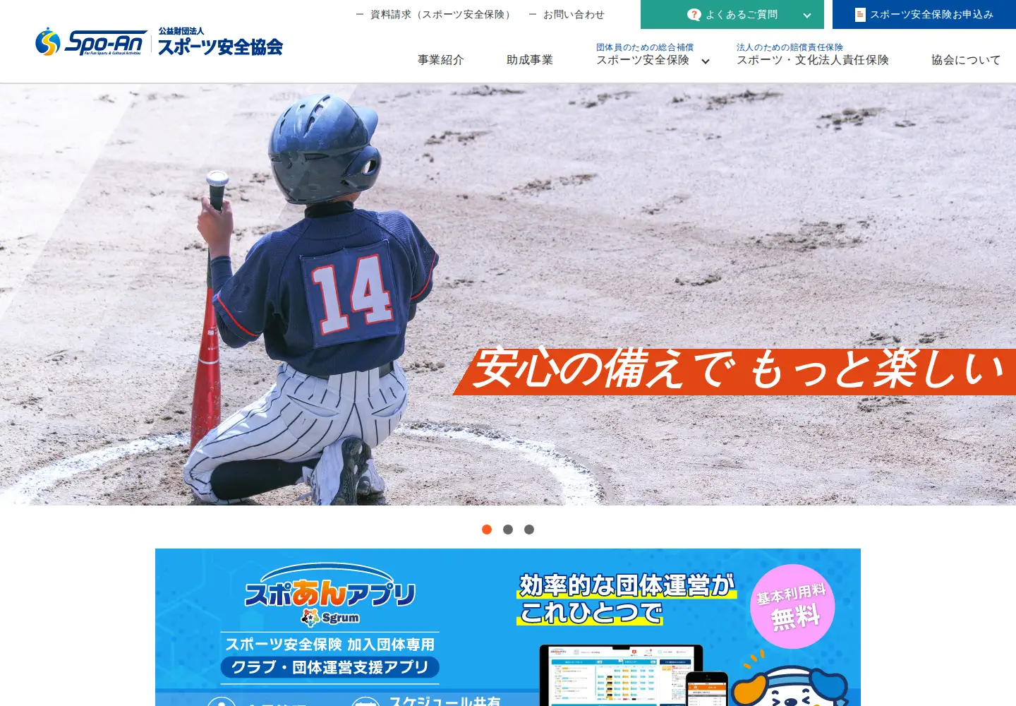 Captured homepage of sportsanzen.org in the current scan