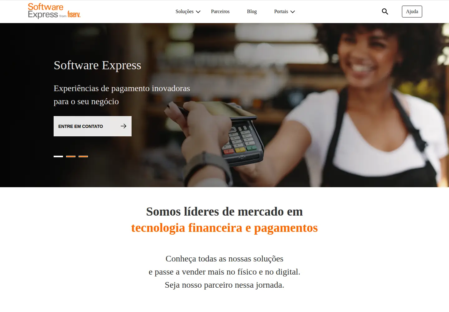 Screenshot of softwareexpress.com.br