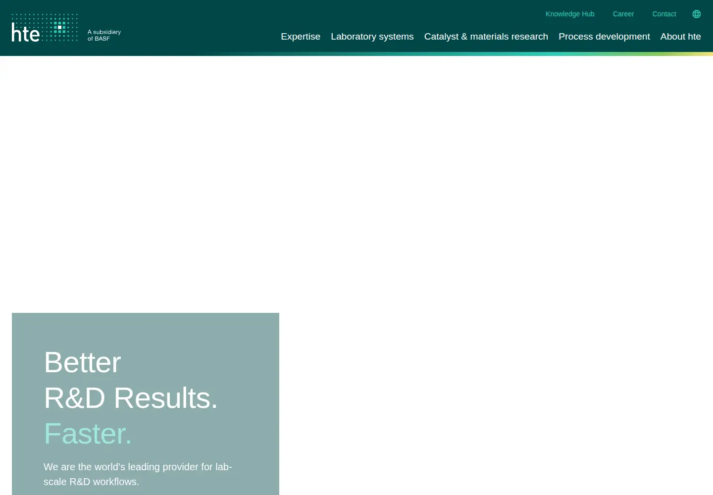 Screenshot of hte-company.com