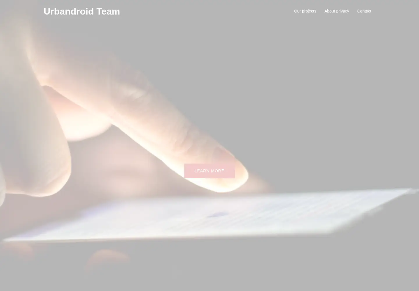 Screenshot of urbandroid.org