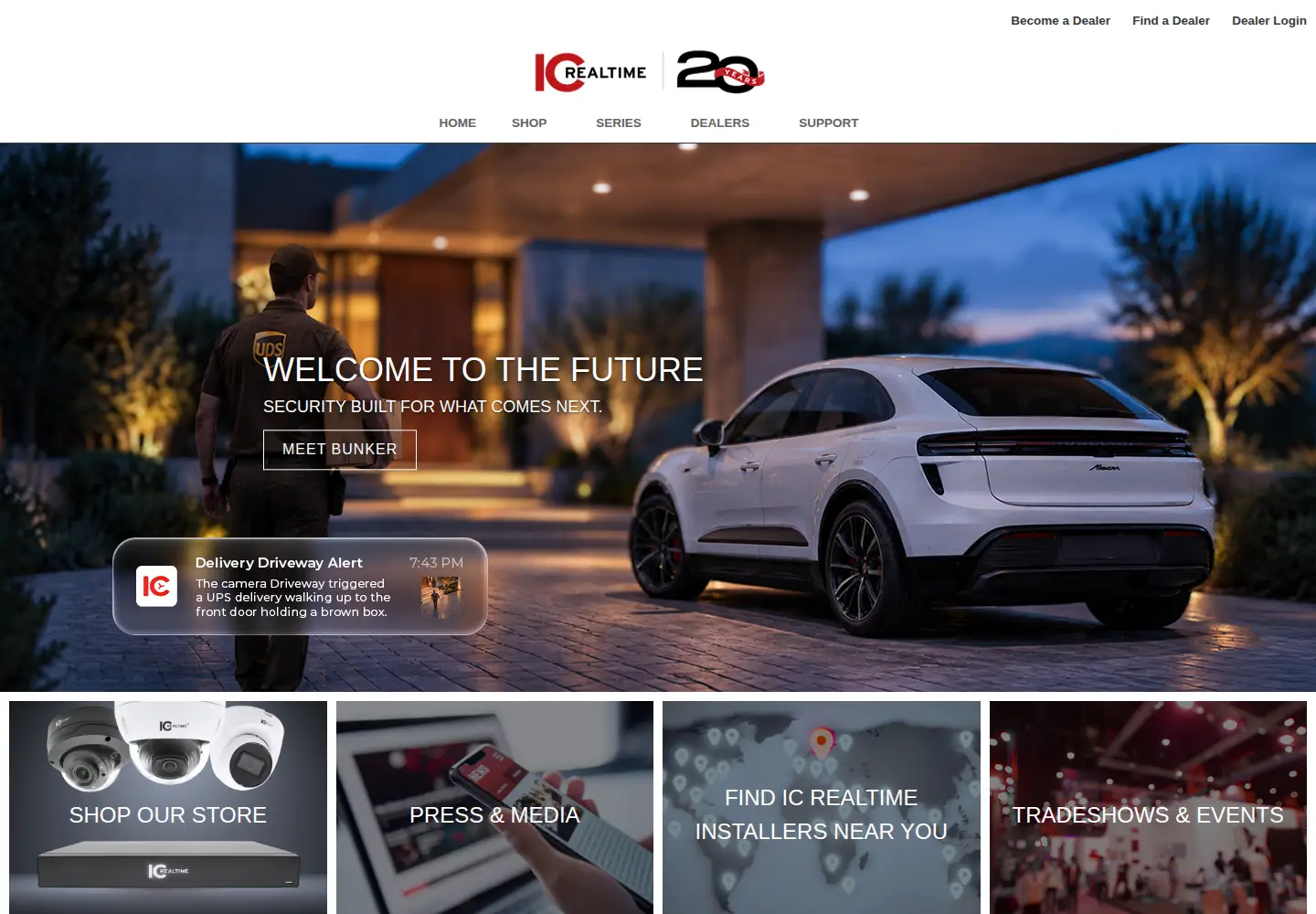 Screenshot of icrealtime.com
