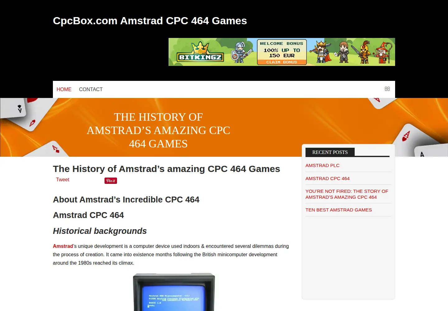 Captured homepage of cpcbox.com in the current scan