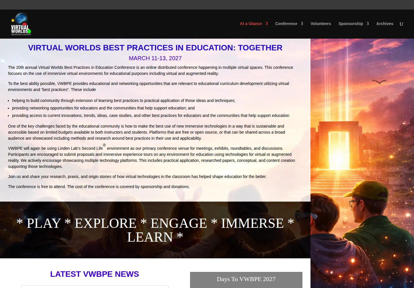 Screenshot of vwbpe.org