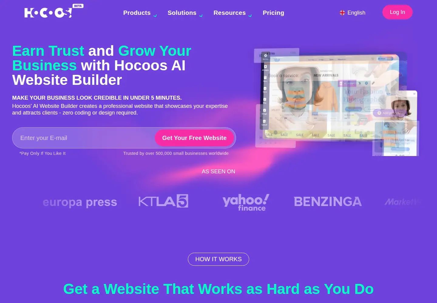 Screenshot of hocoos.com