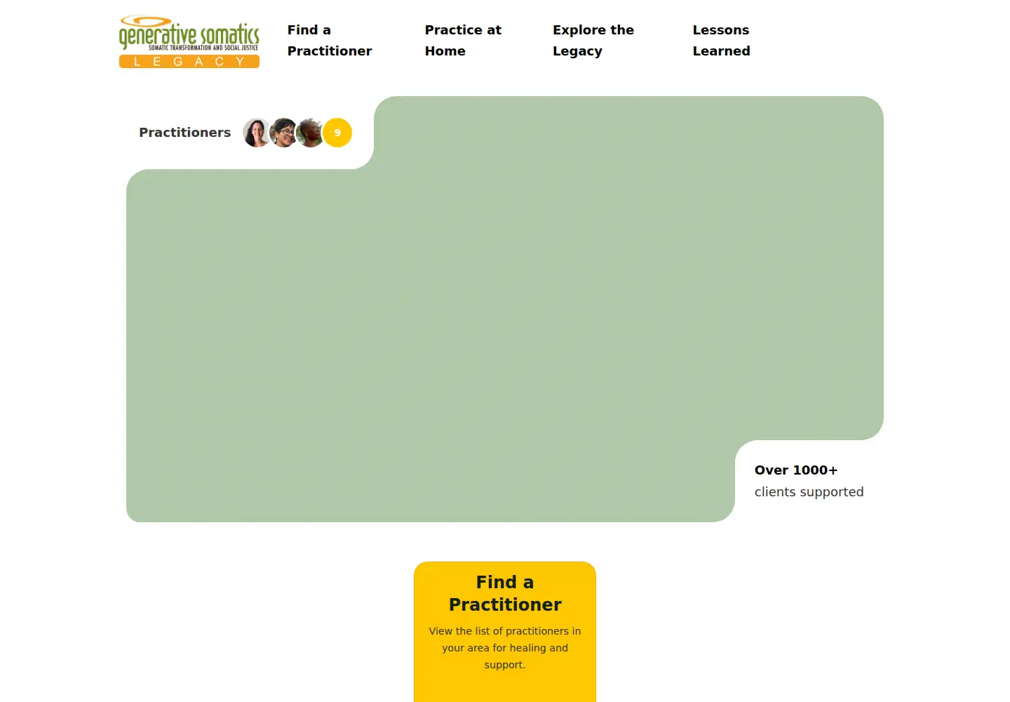 Screenshot of generativesomatics.org