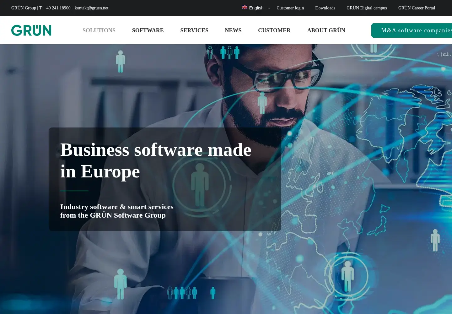 Screenshot of gruen.net