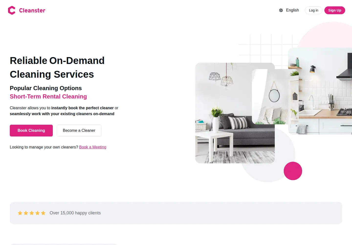 Screenshot of cleanster.com