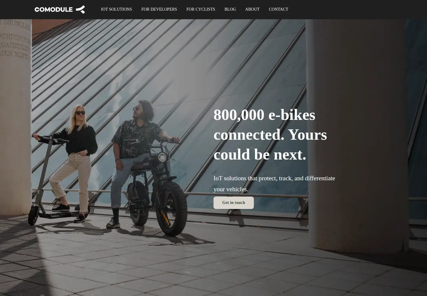 Screenshot of comodule.com