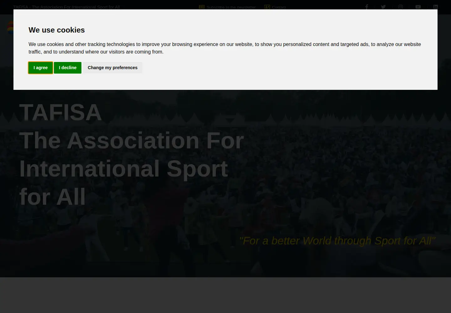 Screenshot of tafisa.org