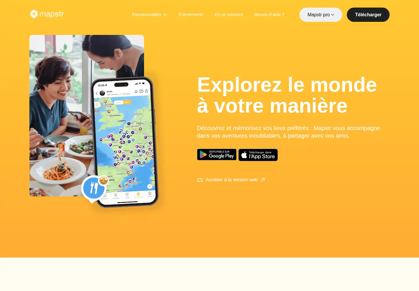 Screenshot of mapstr.com