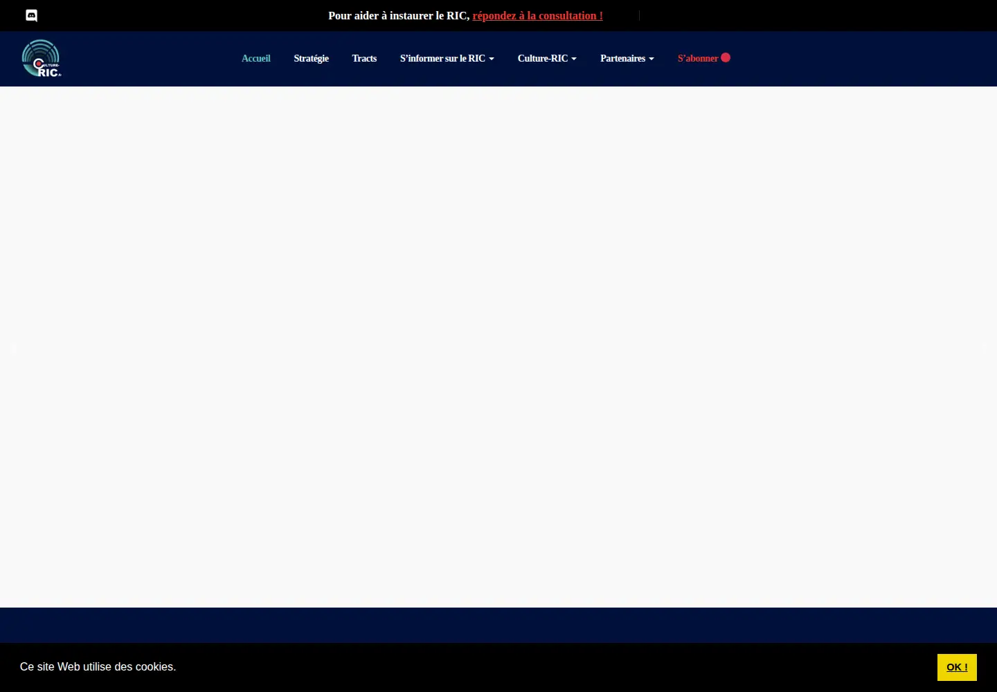 Screenshot of culture-ric.fr