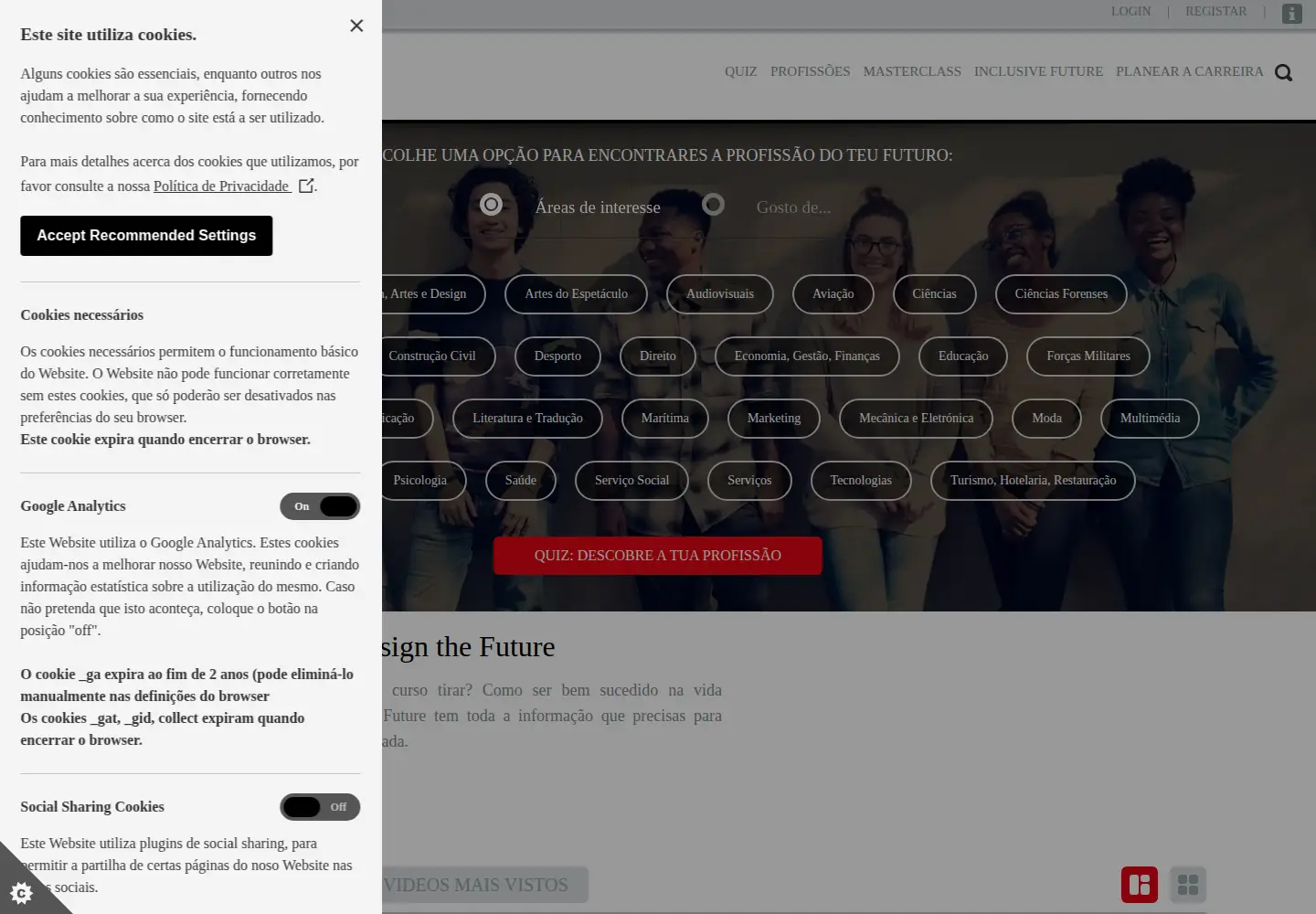 Screenshot of designthefuture.pt