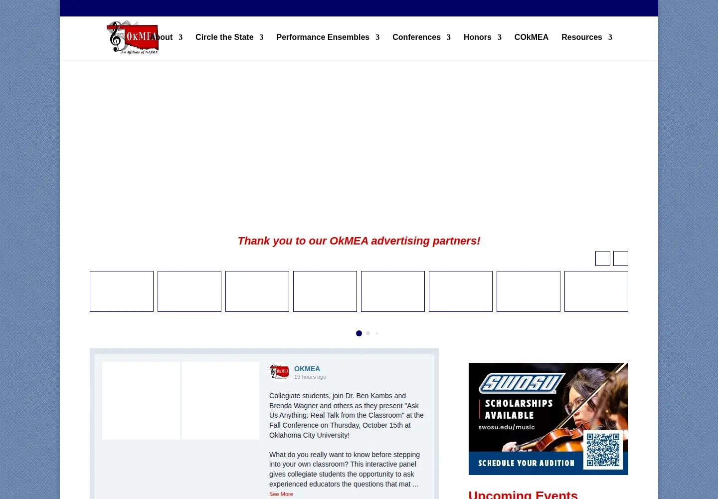 Screenshot of okmea.org