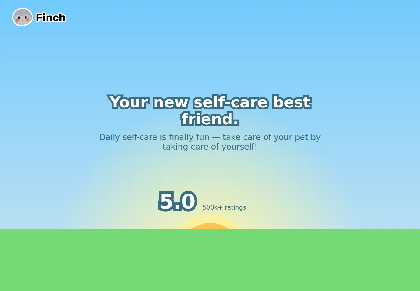 Captured homepage of finchcare.com in the current scan