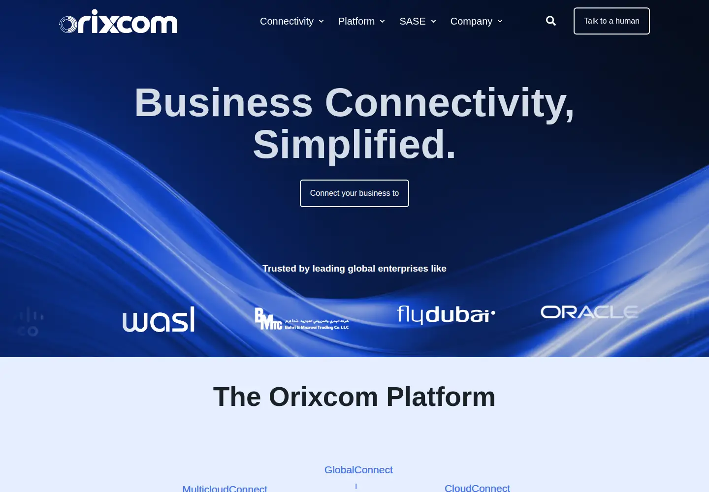 Screenshot of orixcom.com