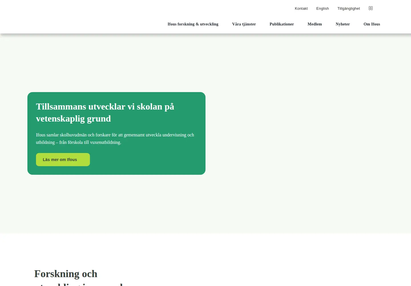 Screenshot of ifous.se