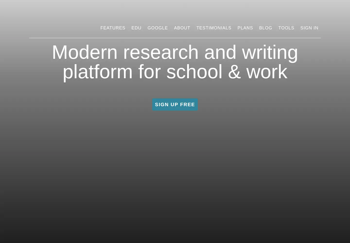 Captured homepage of scrible.com in the current scan