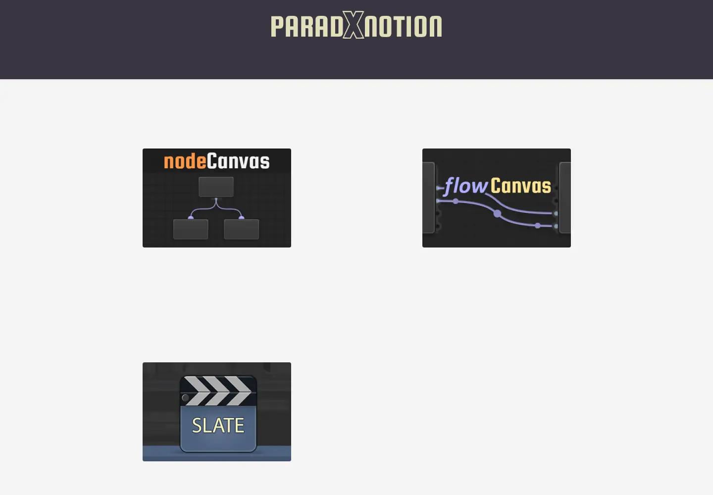 Captured homepage of paradoxnotion.com in the current scan