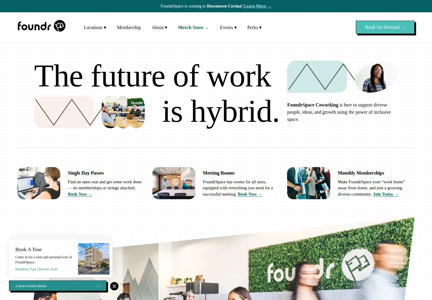 Screenshot of foundrspace.com