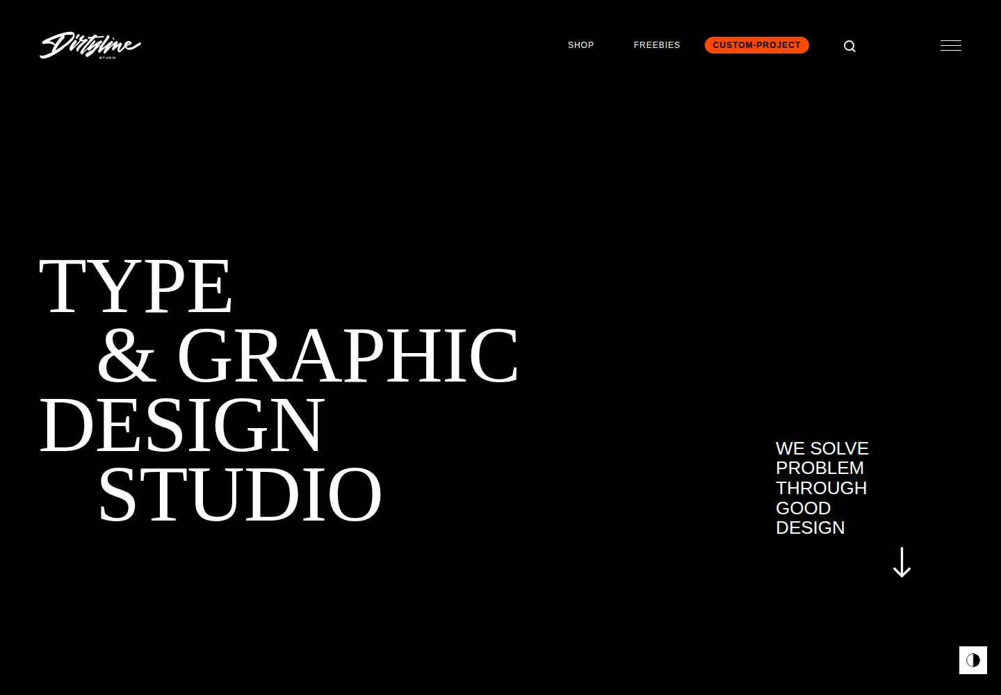 Captured homepage of dirtylinestudio.com in the current scan