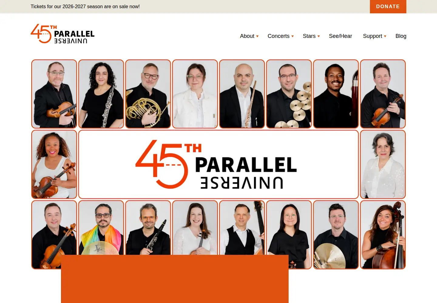 Screenshot of 45thparallelpdx.org