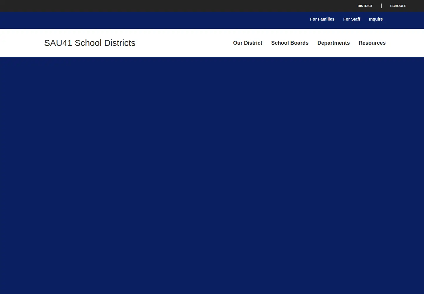 Screenshot of sau41.org