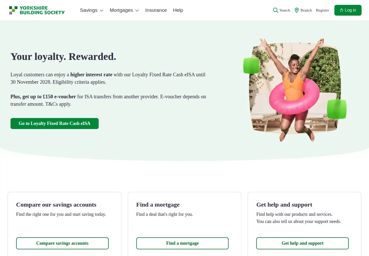 Screenshot of ybs.co.uk