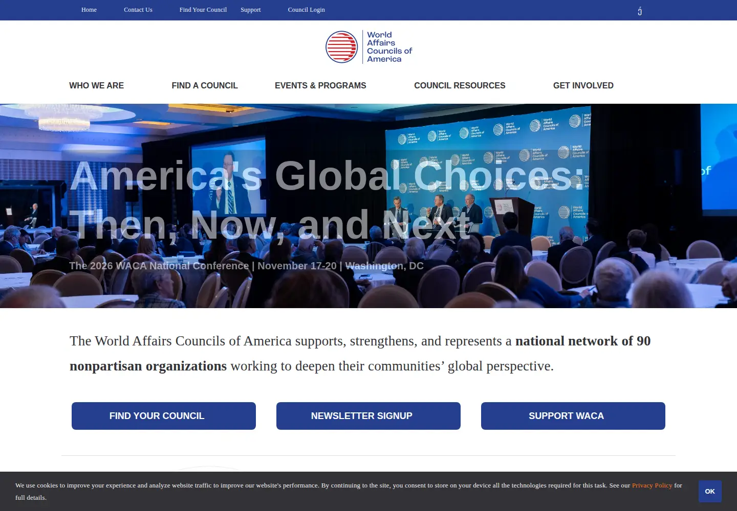 Screenshot of worldaffairscouncils.org