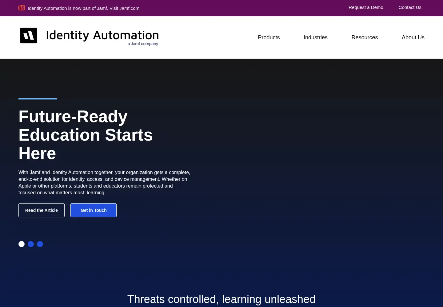 Screenshot of identityautomation.com